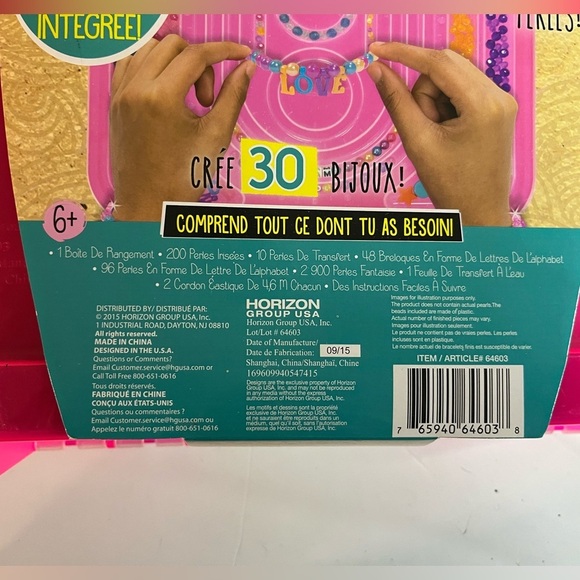 Your Décor Ultimate Jewelry Center Craft Kit – 3,000 Beads, 30+ Jewelry Pieces - Picture 3 of 16